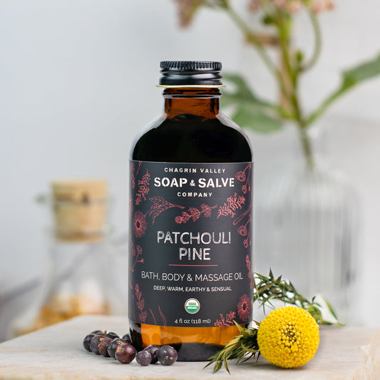 Bath & Body Oil: Patchouli Pine