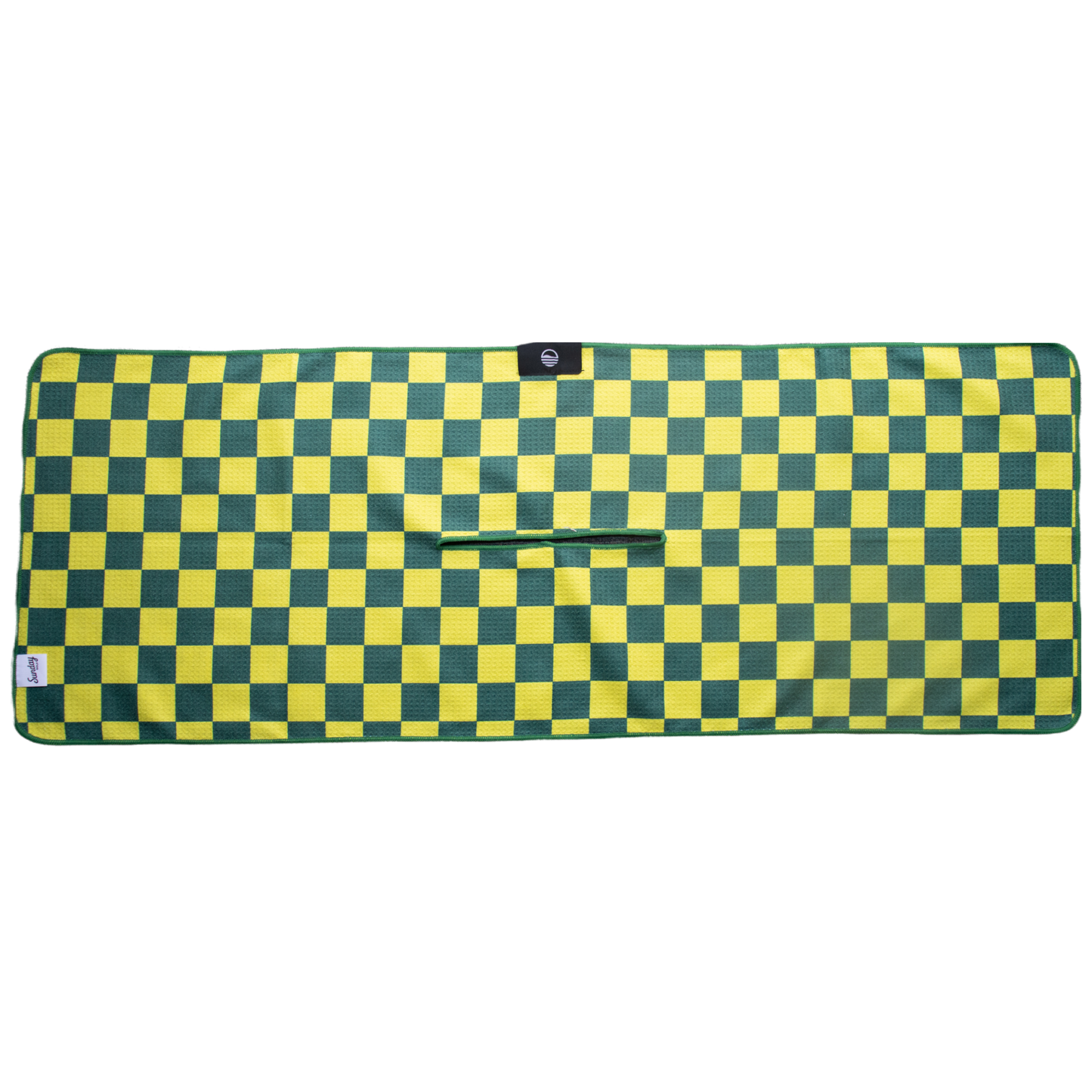 Tailgate Golf Towel | Green & Yellow