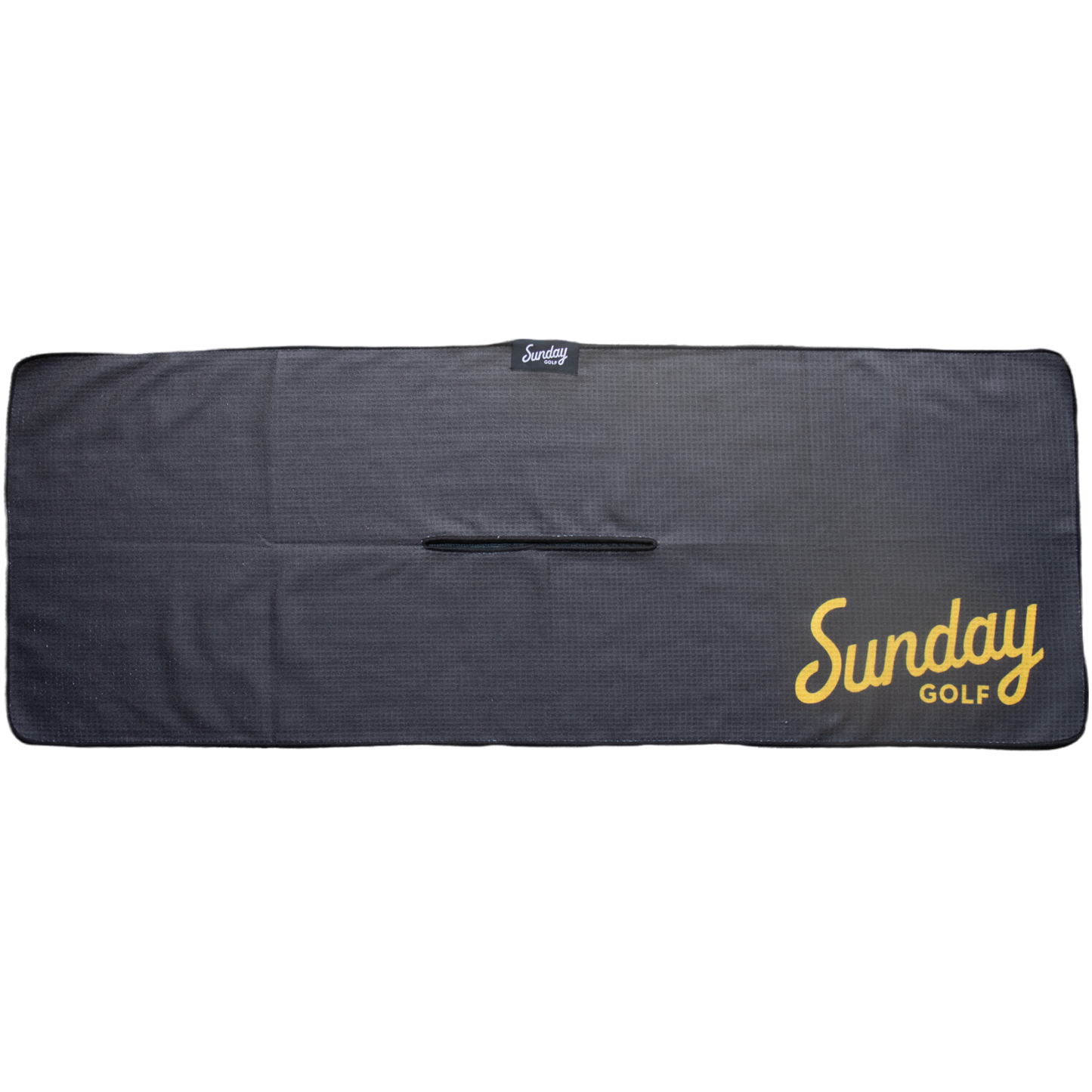 Tailgate Golf Towel | Black & Yellow