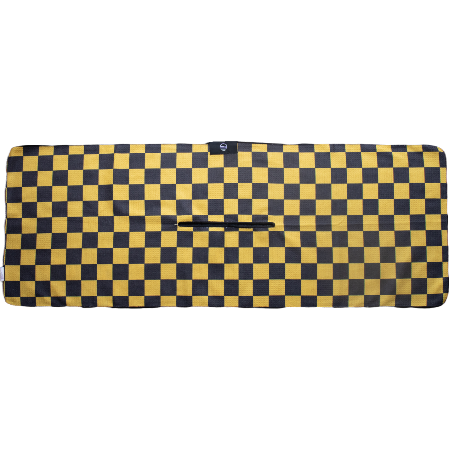 Tailgate Golf Towel | Black & Yellow