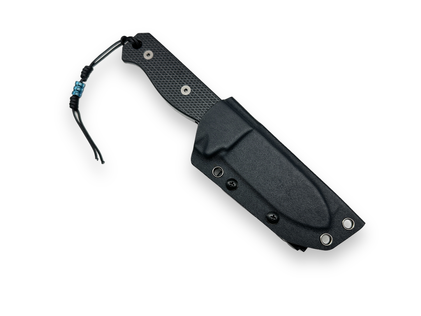 R4A - Ready 4 Action Knife / D2 Fixed Blade ( G10 Black Scales )