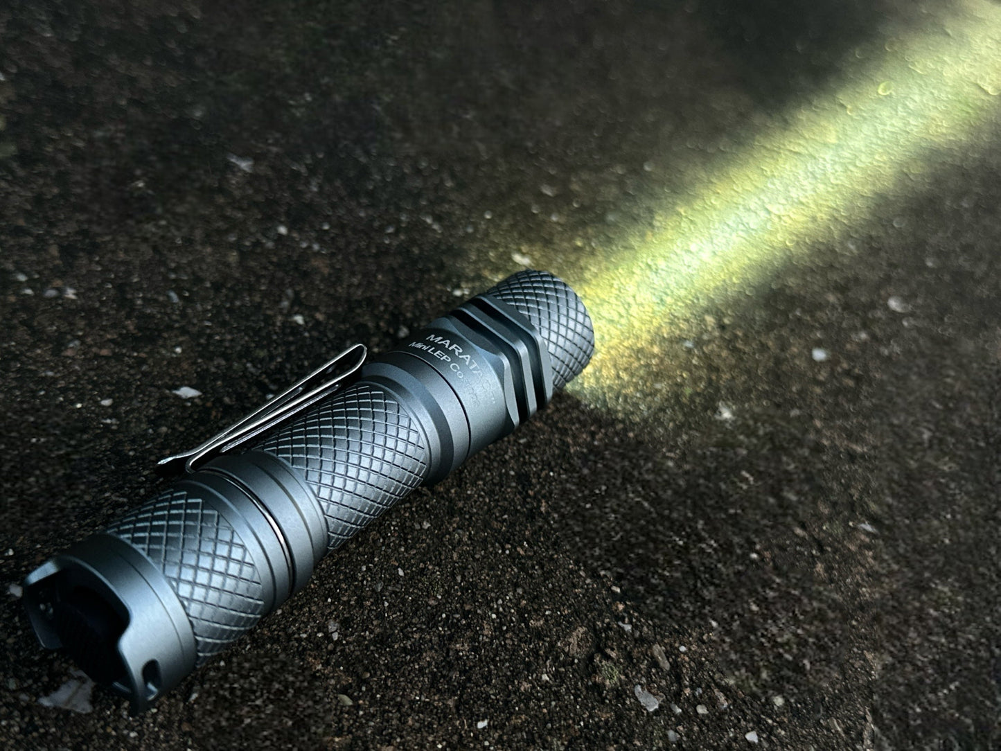 Mini LEP Cosmos - Laser Flashlight 14500 By Maratac® - Gray