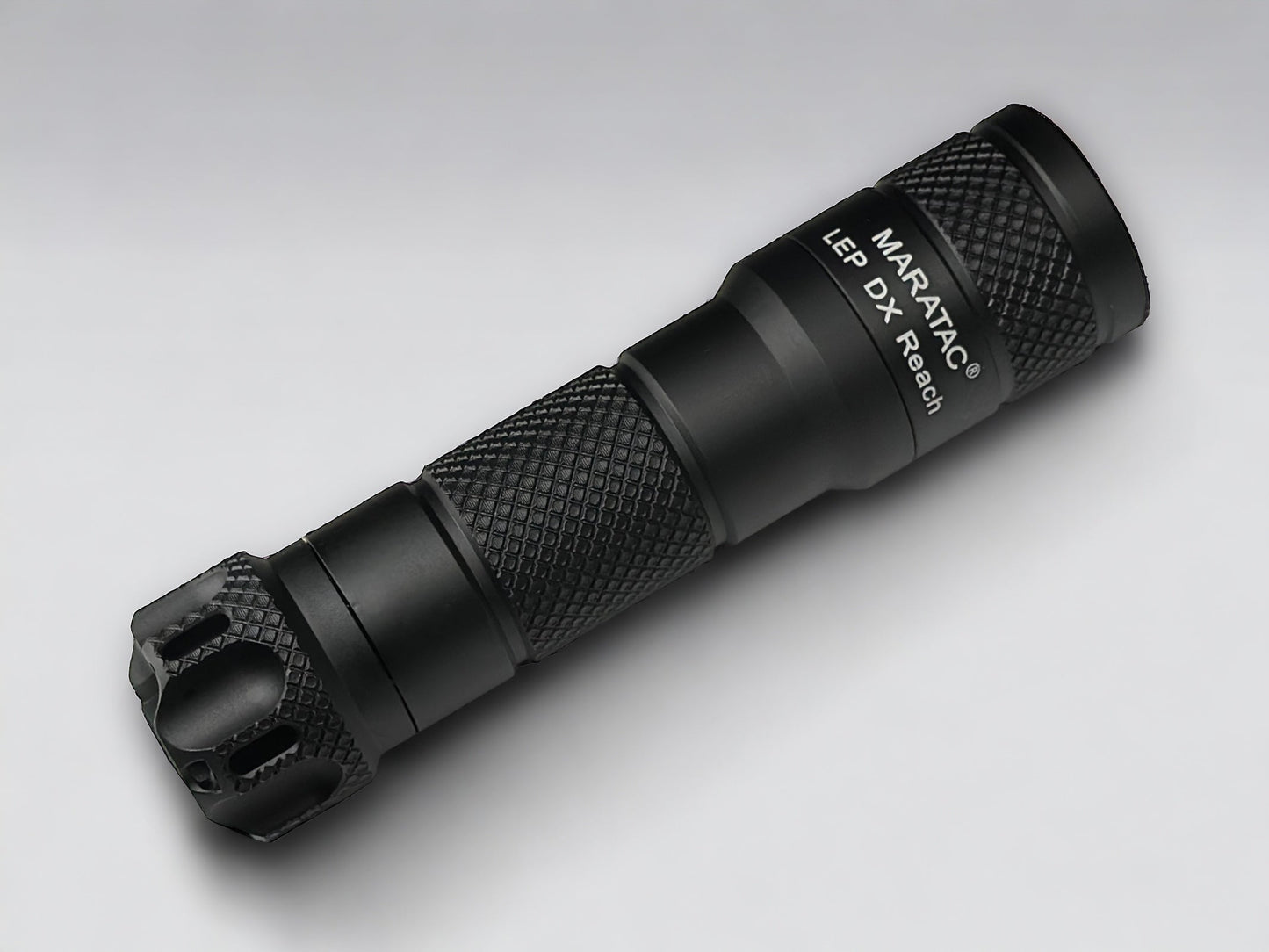 LEP DX Reach - Rev 3 - Laser Flashlight 18650 / 21700 By Maratac® - Matte Black 🔥 Sale 🔥