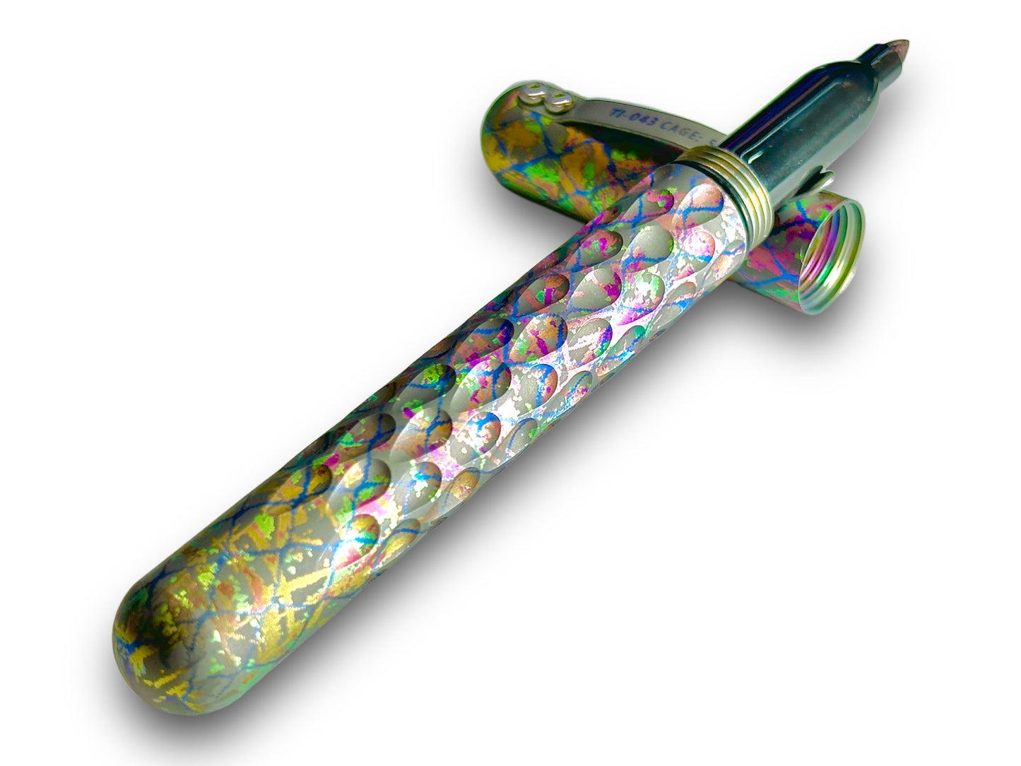 Signator Titanium Permanent Marker / Vault by Maratac® - Chaotic Aurora Pattern