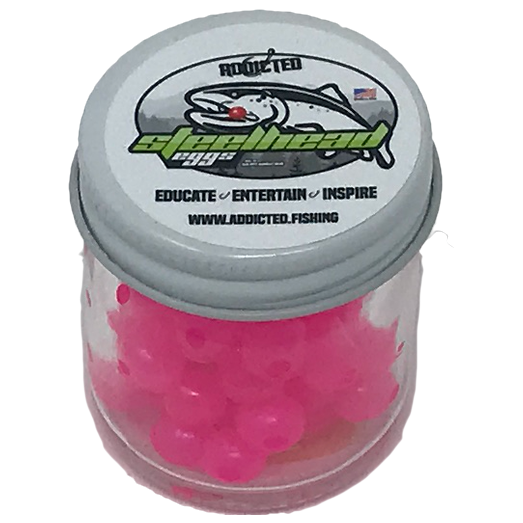 Pink Haze Trout & Steelhead Rubber Eggs