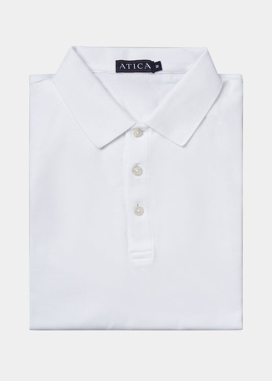 Performance Polo White Shirt