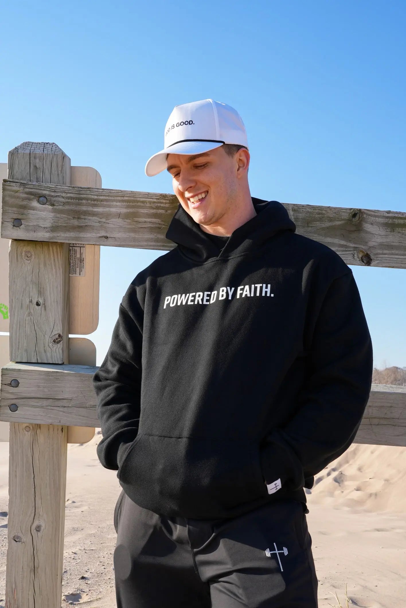 Powered By Faith Hoodie