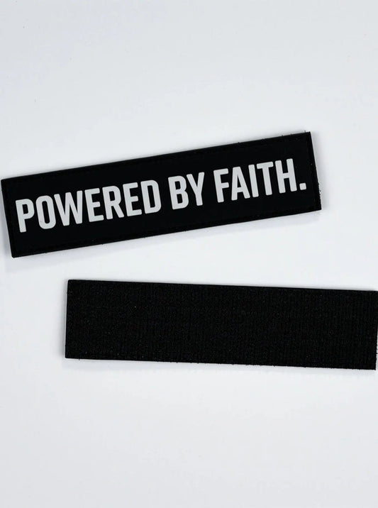 Powered By Faith Velcro Patch