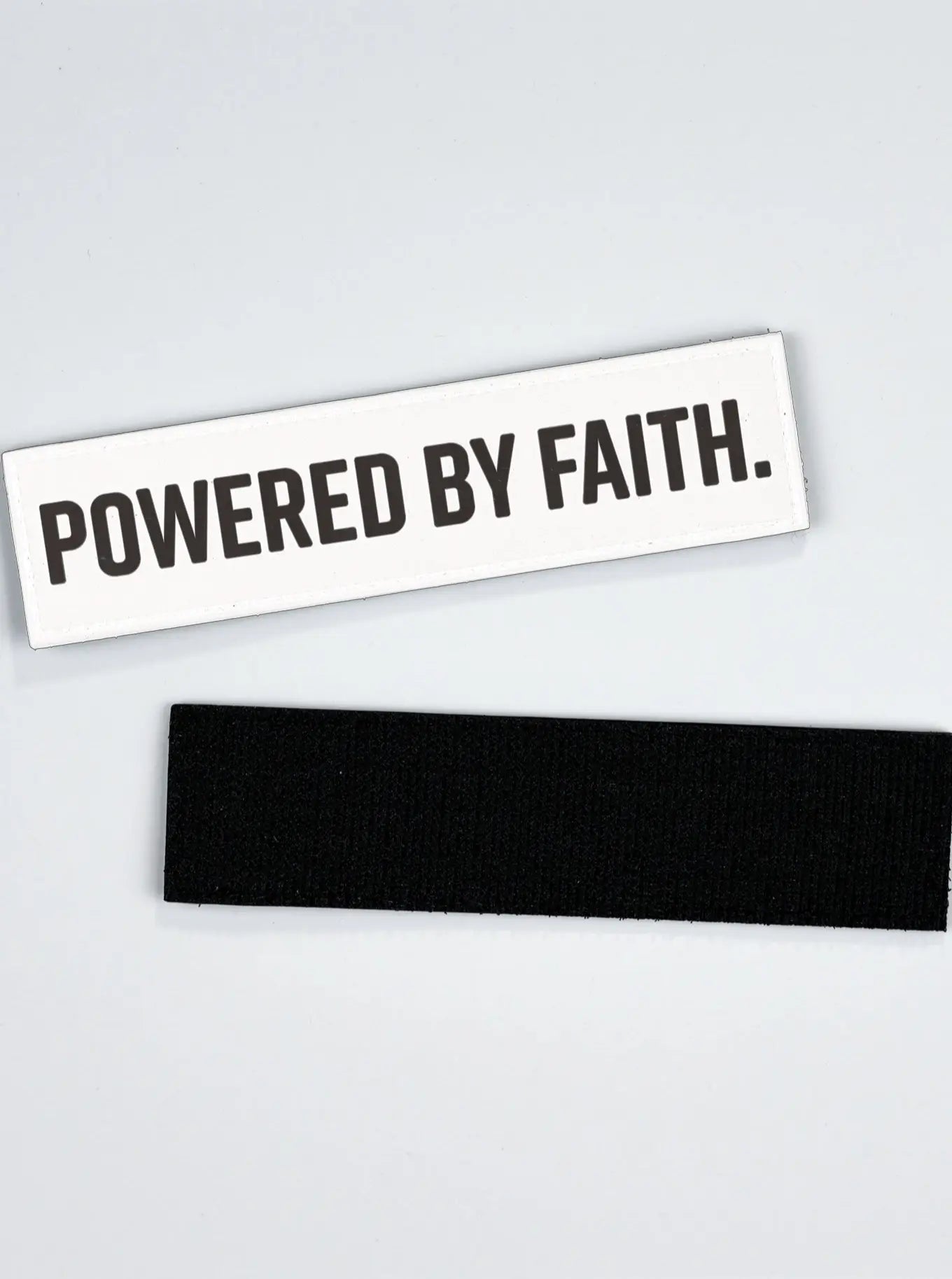 Powered By Faith Velcro Patch