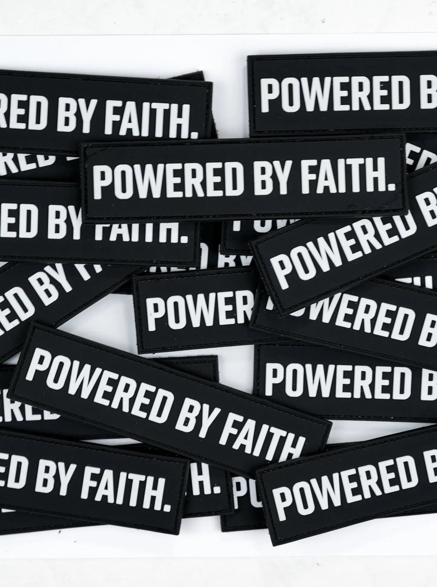 Powered By Faith Velcro Patch