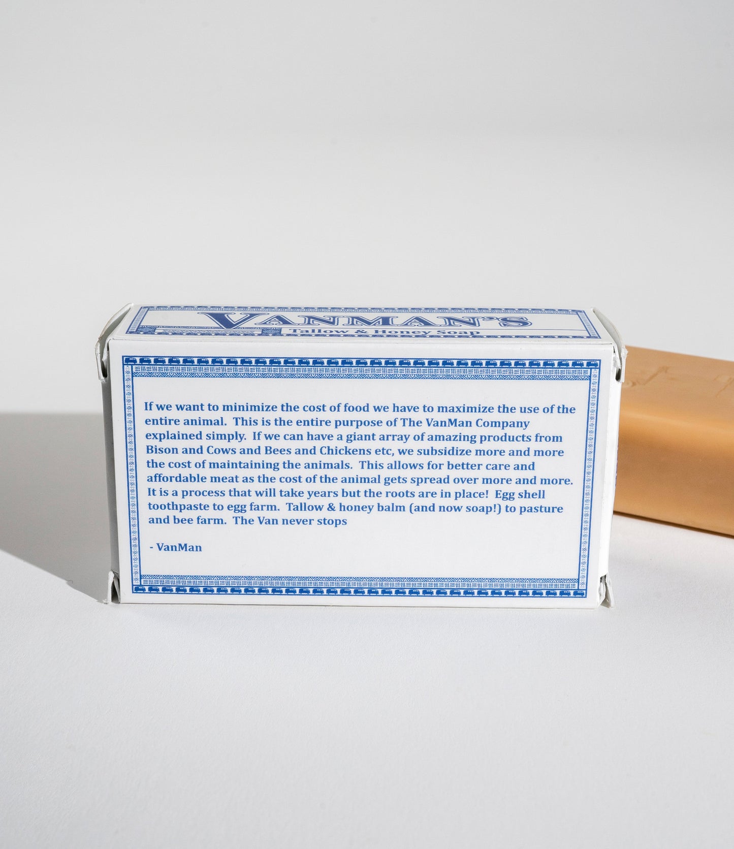 *New* VanMan's Tallow & Honey Soap