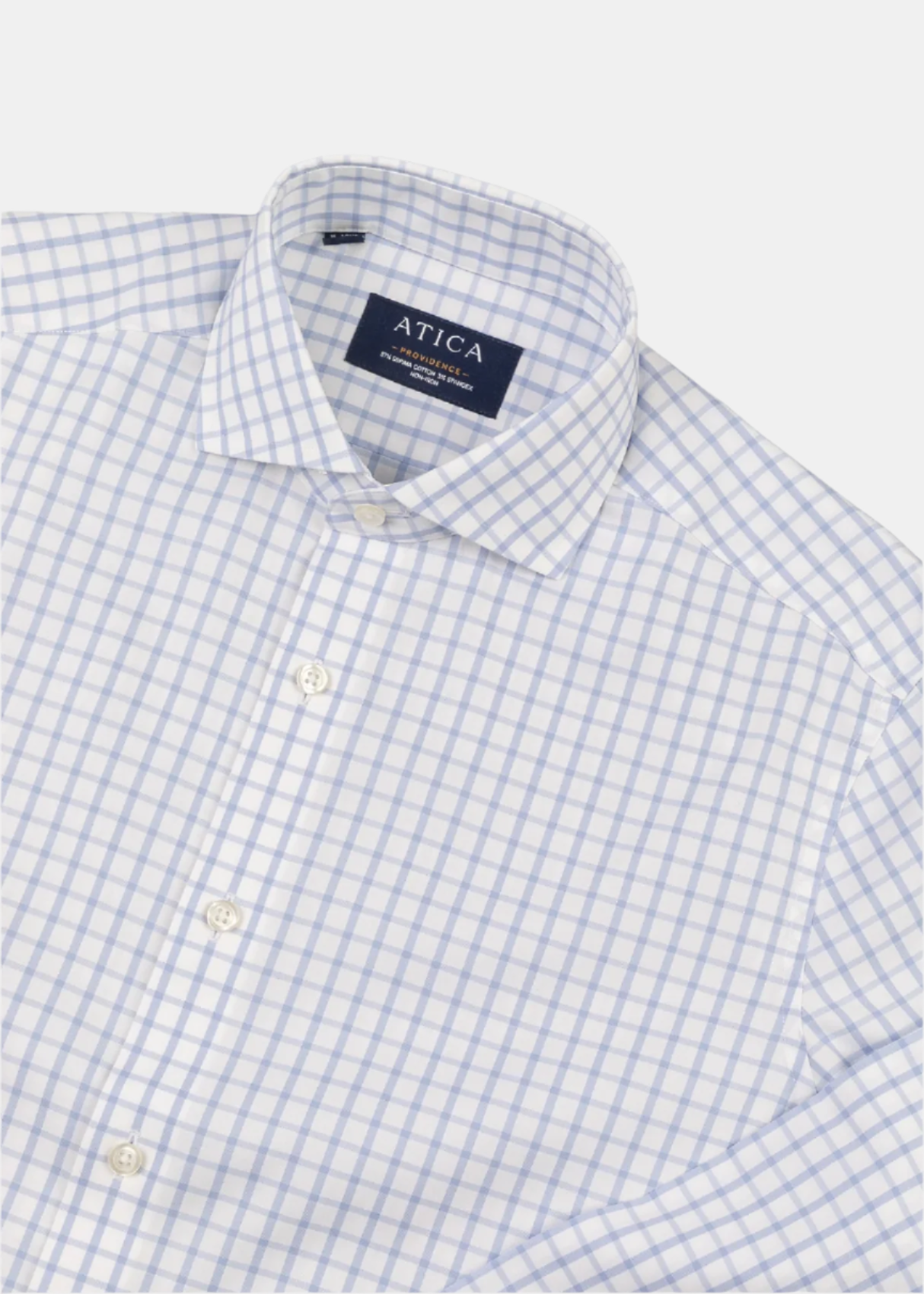 Providence Blue Windowpane Shirt