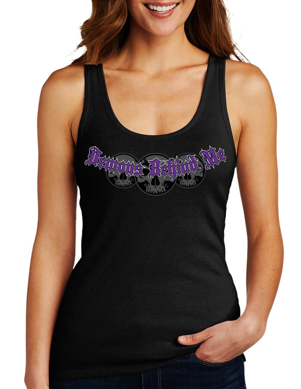 Women's Wings & Purple Cross Tank Top 2.0