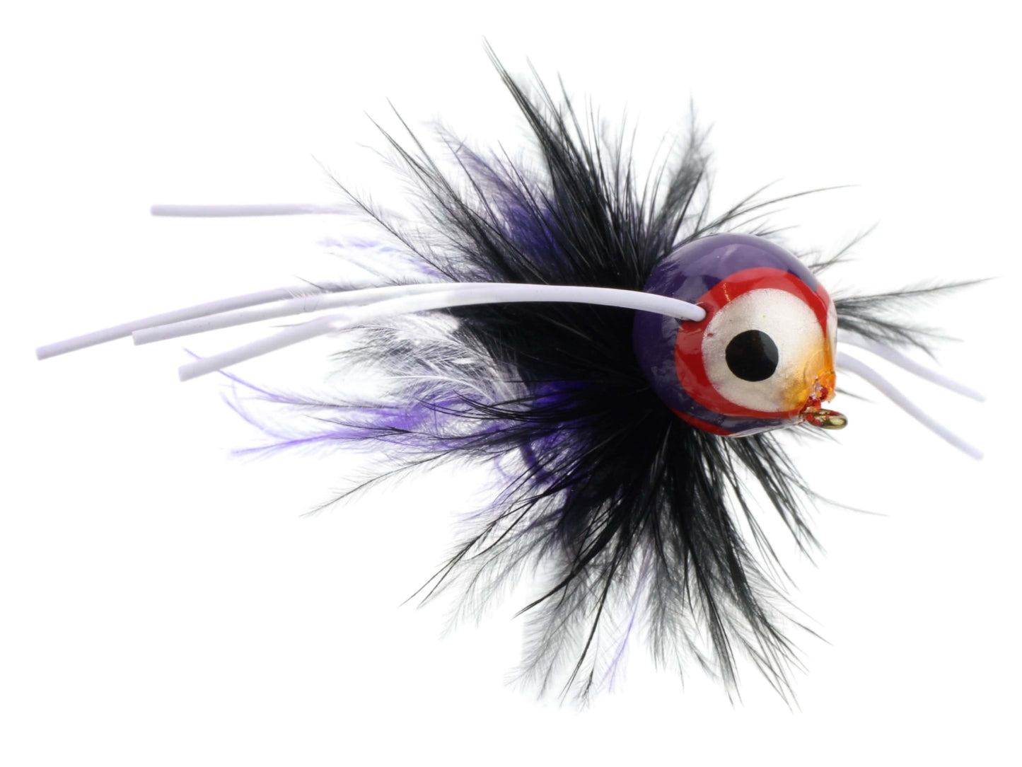 Spherical Body Popper, Size 10 | Purple | Qty. 4 | Wild Water Fly Fishing