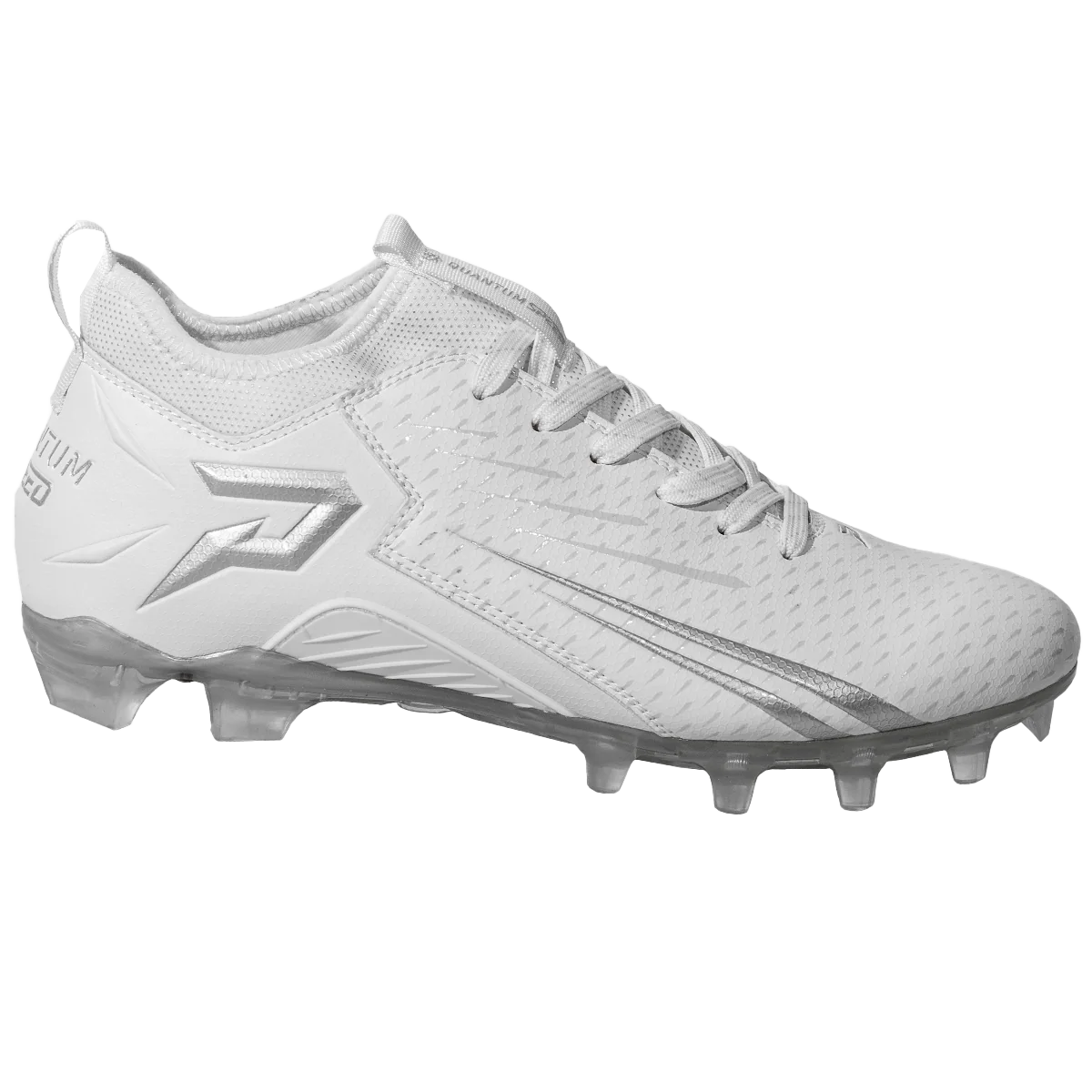 Quantum Speed: Football Cleats - White - Team Colors