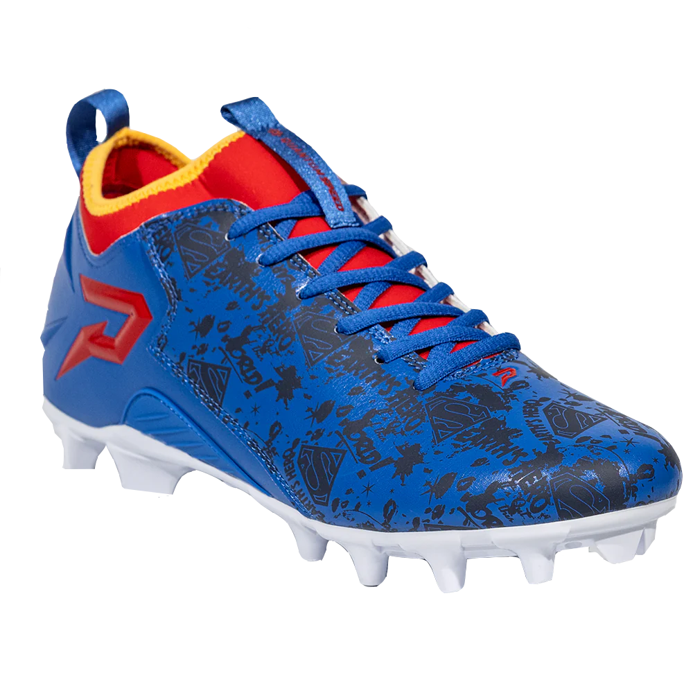 Superman Football Cleats - Quantum Speed by Phenom Elite