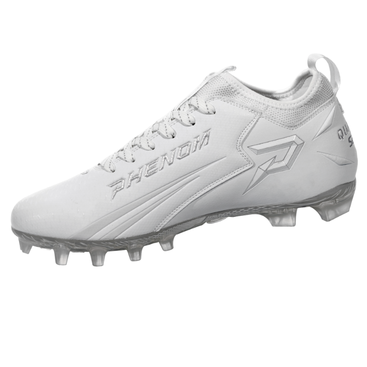 Quantum Speed: Football Cleats - White - Team Colors