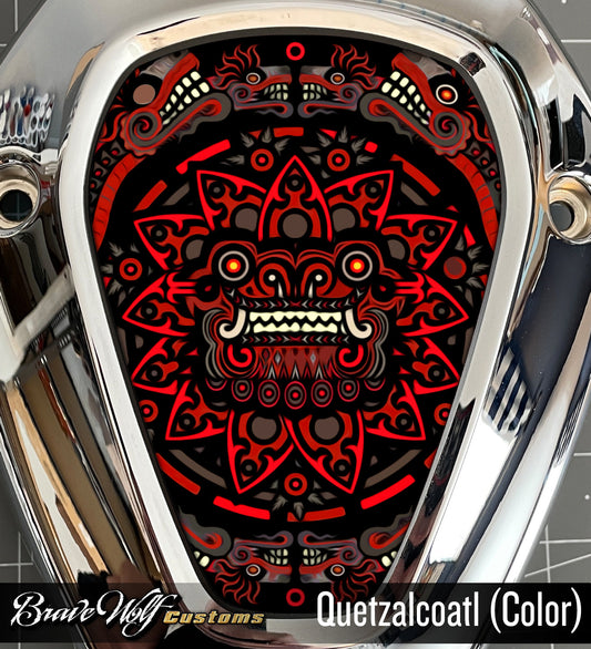 Challenger V-Cover Decal - Quetzalcoatl (Color)