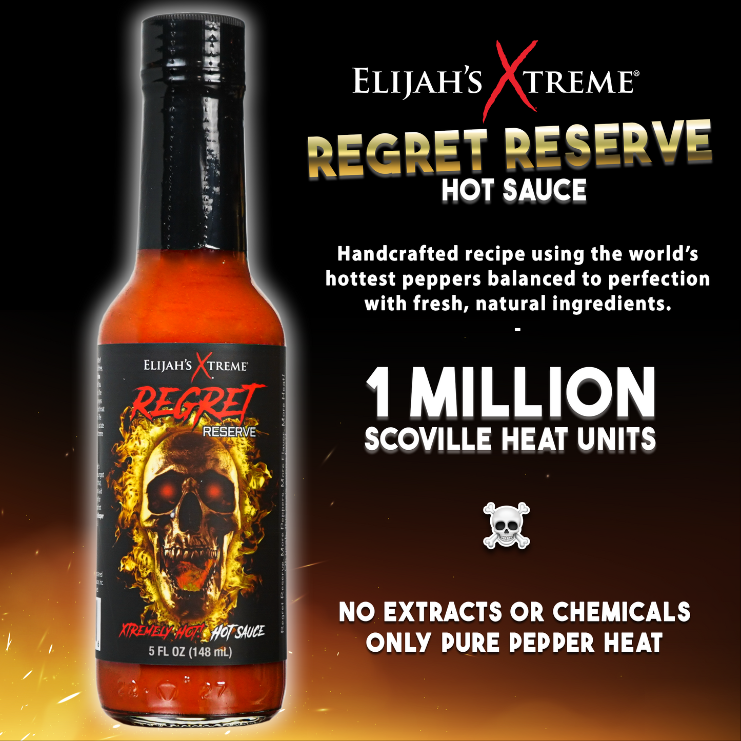 REGRET 𝘙𝘌𝘚𝘌𝘙𝘝𝘌 HOT SAUCE