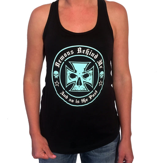 Women's Aqua Logo Racerback Tank