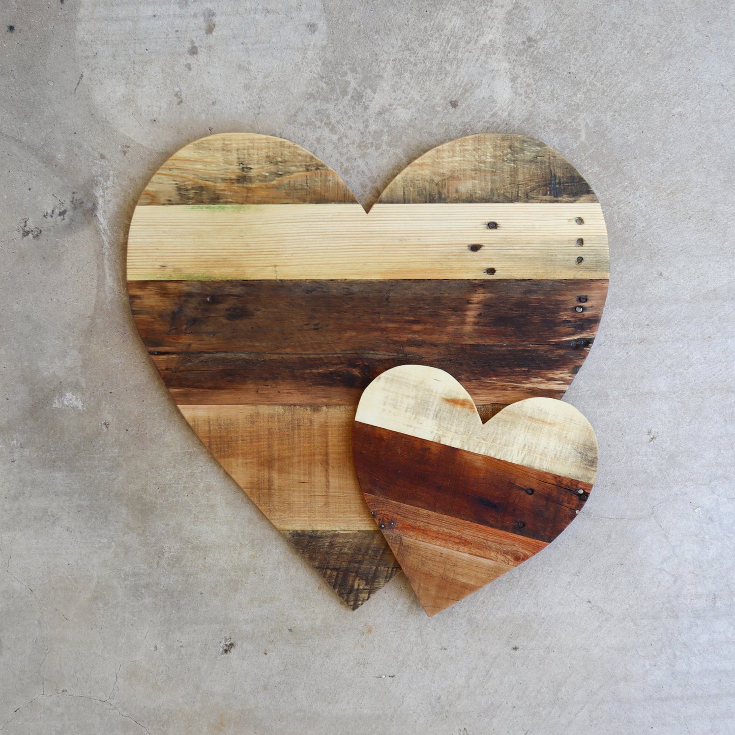 Reclaimed Pallet Wood Hearts