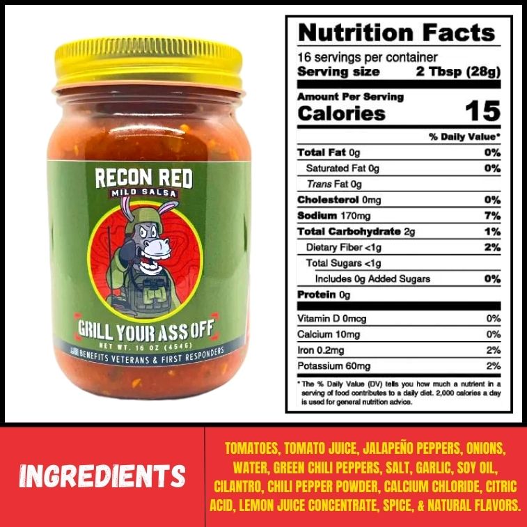 Recon Red Mild Salsa