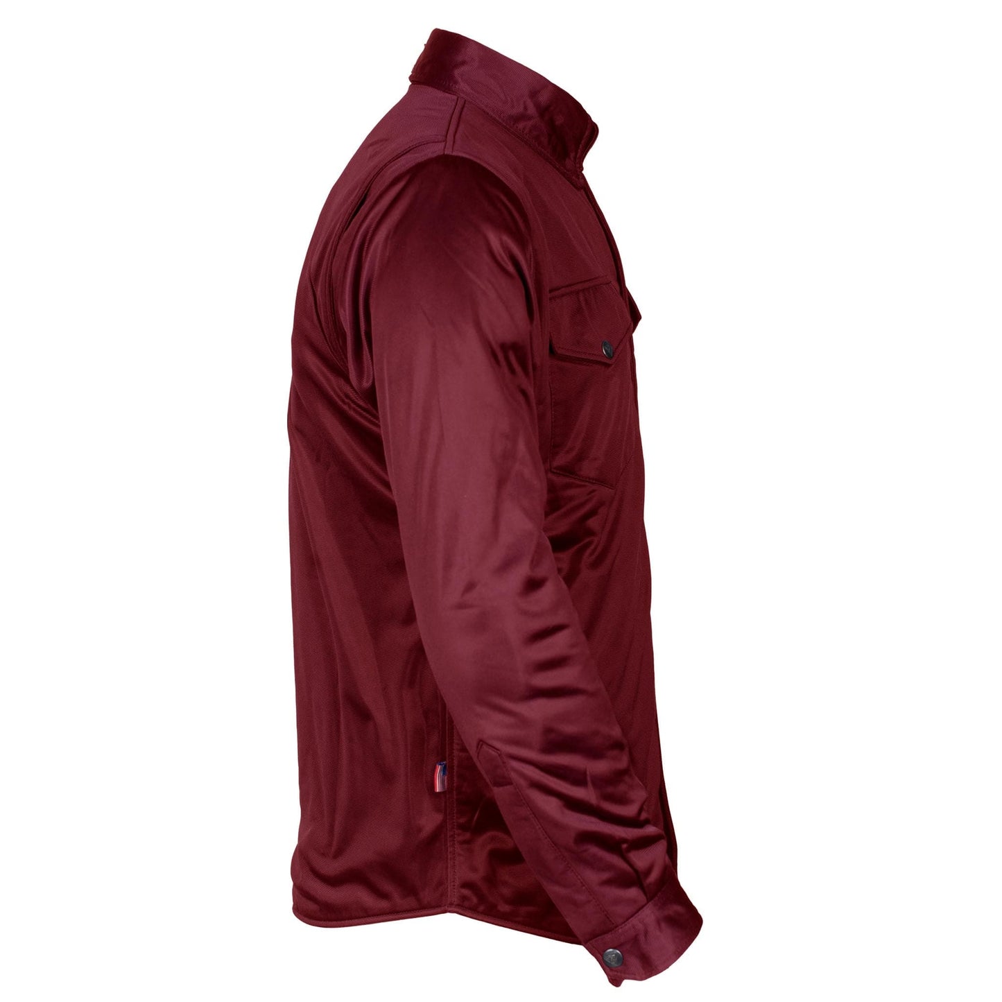 Ultra Protective Shirt - Red Maroon Solid with Pads