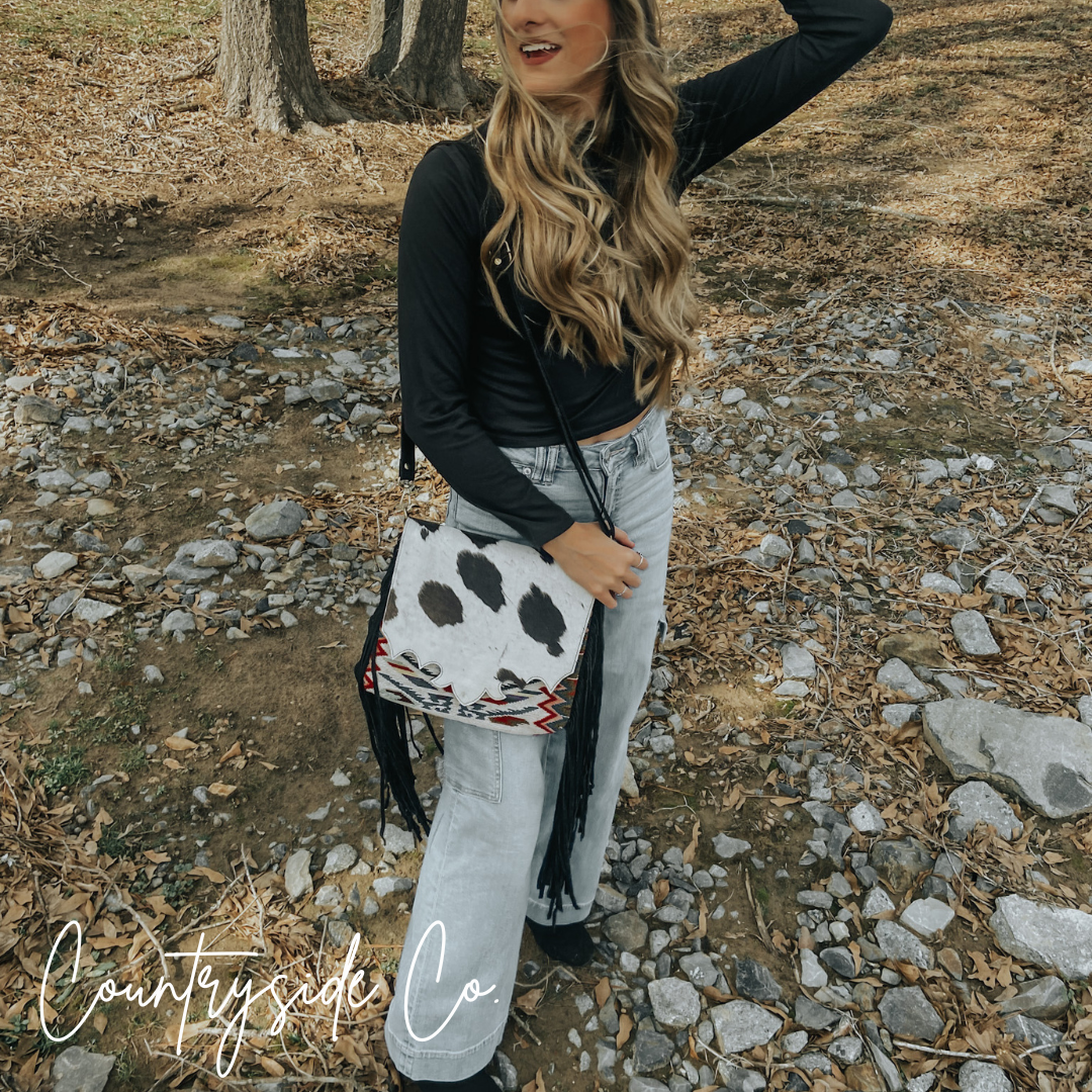 Rodeo Rebel Conceal Carry Cowhide Purse