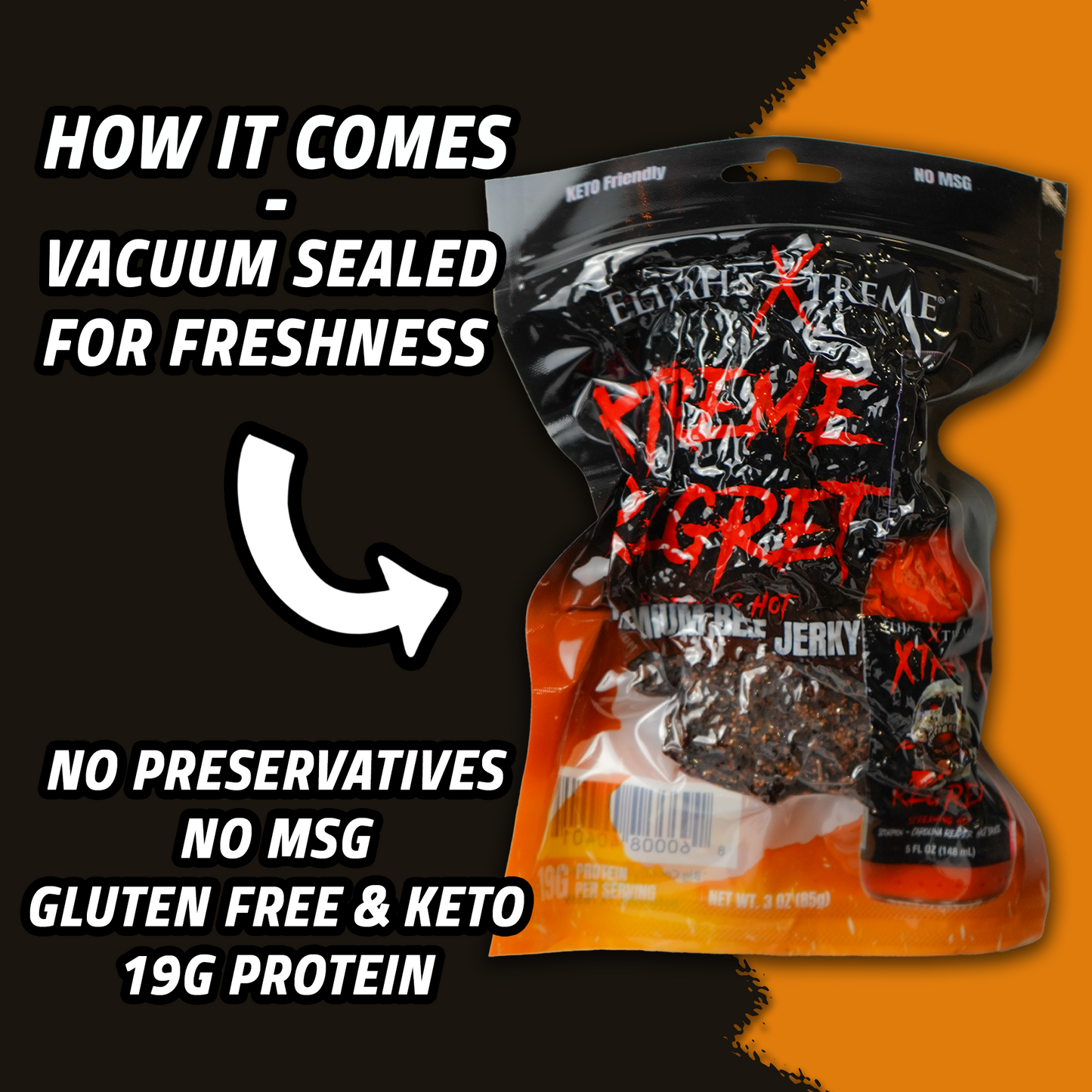 Xtreme Regret Spicy Beef Jerky (6 Bags)