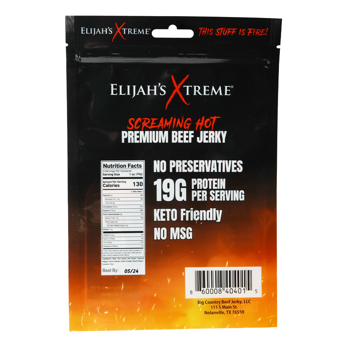 Xtreme Regret Spicy Beef Jerky (6 Bags)