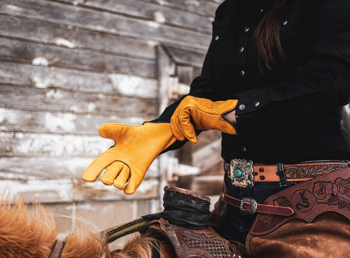 Regular Duty Cowhide Driver Gloves