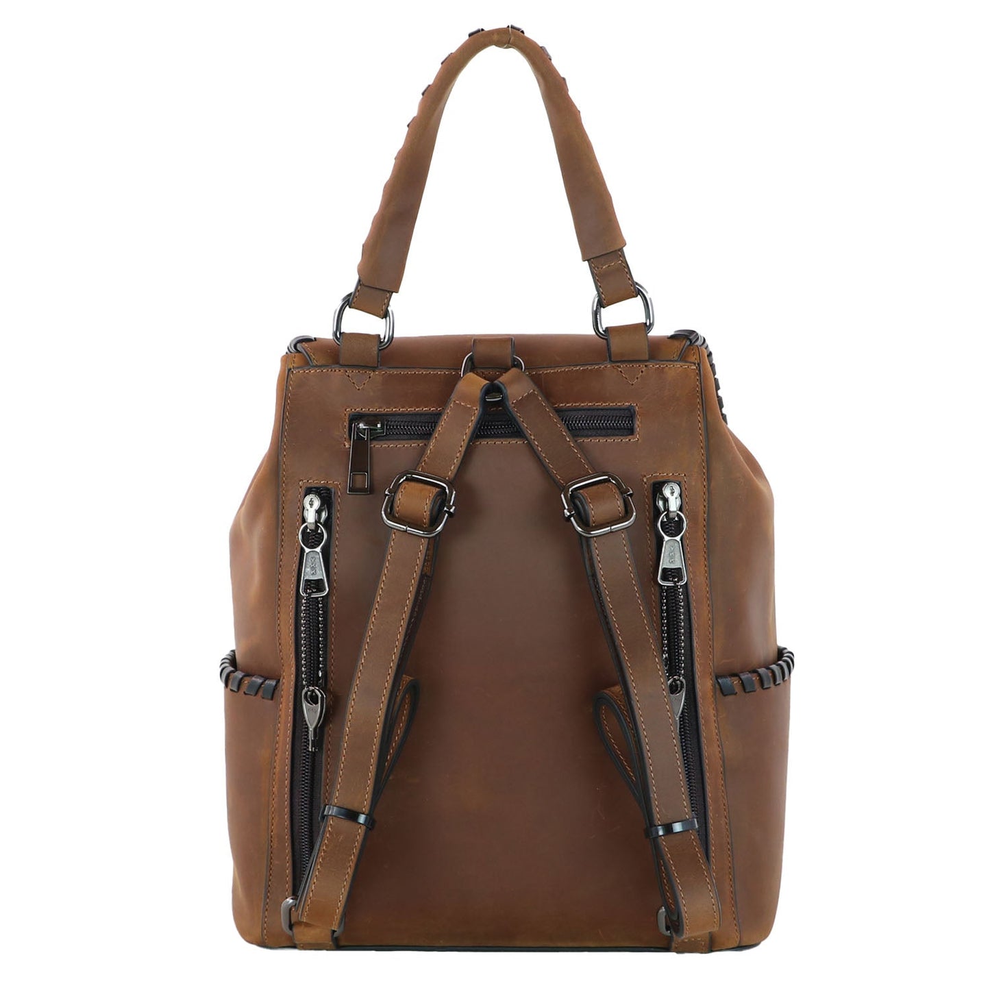 Concealed Carry Allie Leather Backpack by Lady Conceal