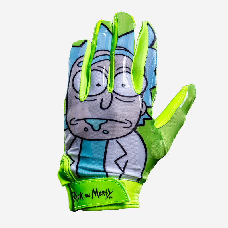 Rick and Morty Football Gloves - VPS1 by Phenom Elite