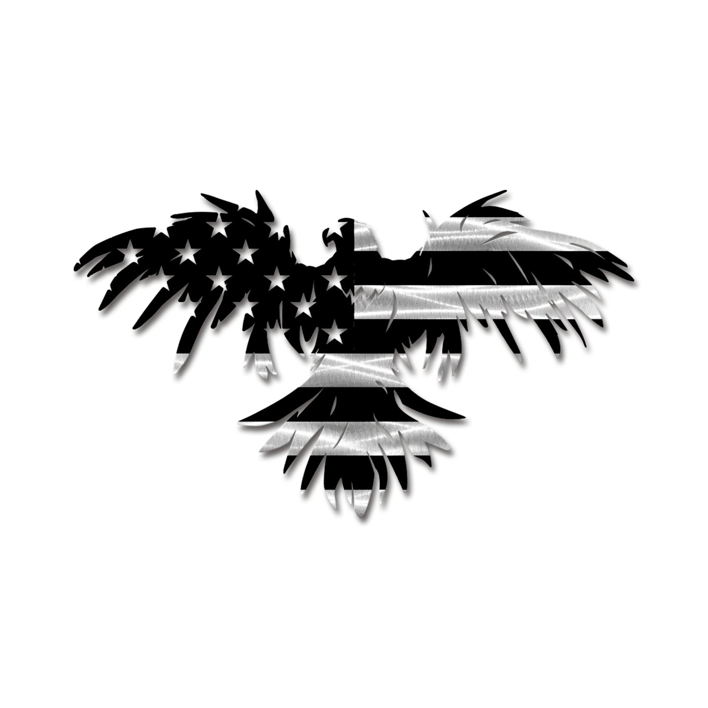 Rising Eagle American Flag