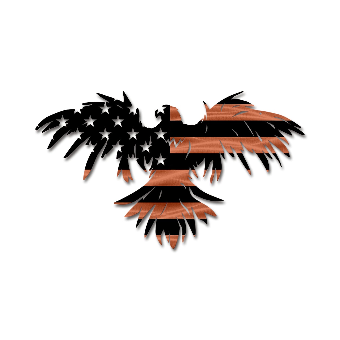 Rising Eagle American Flag