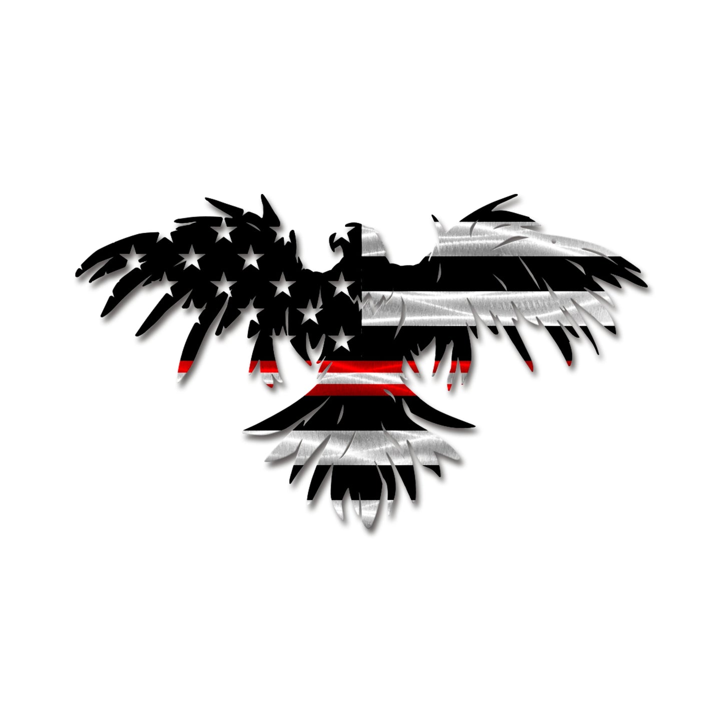 Rising Eagle American Flag