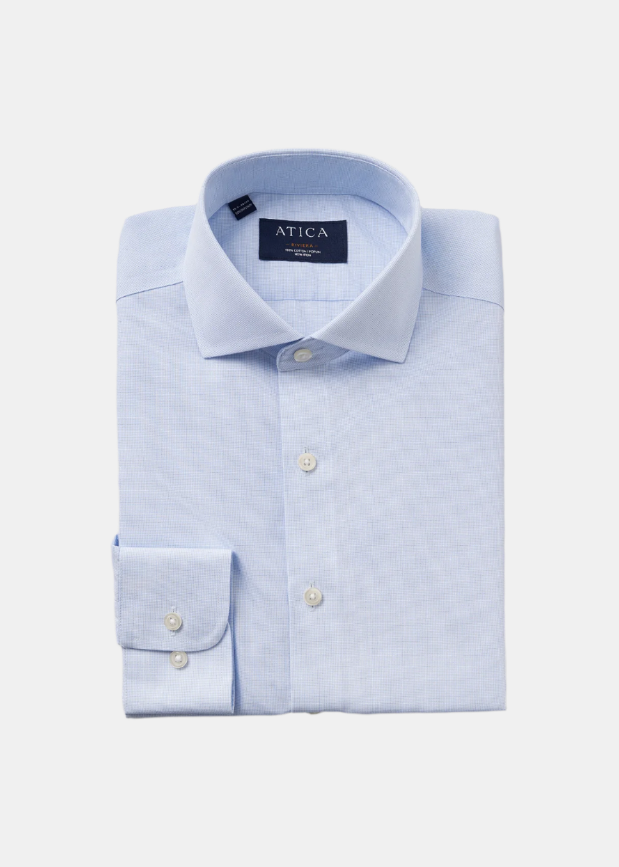 Riviera Light Blue Poplin Shirt