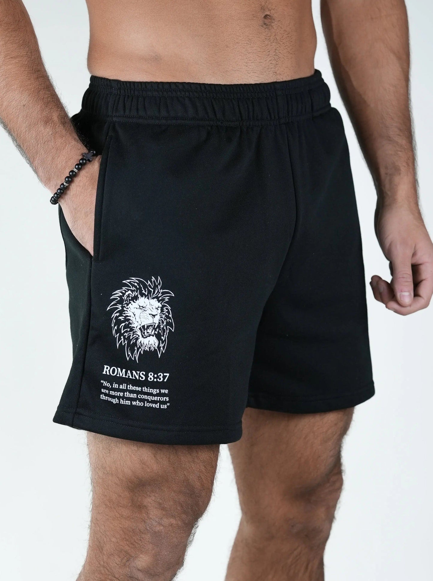 Romans 8:37 Lion Shorts