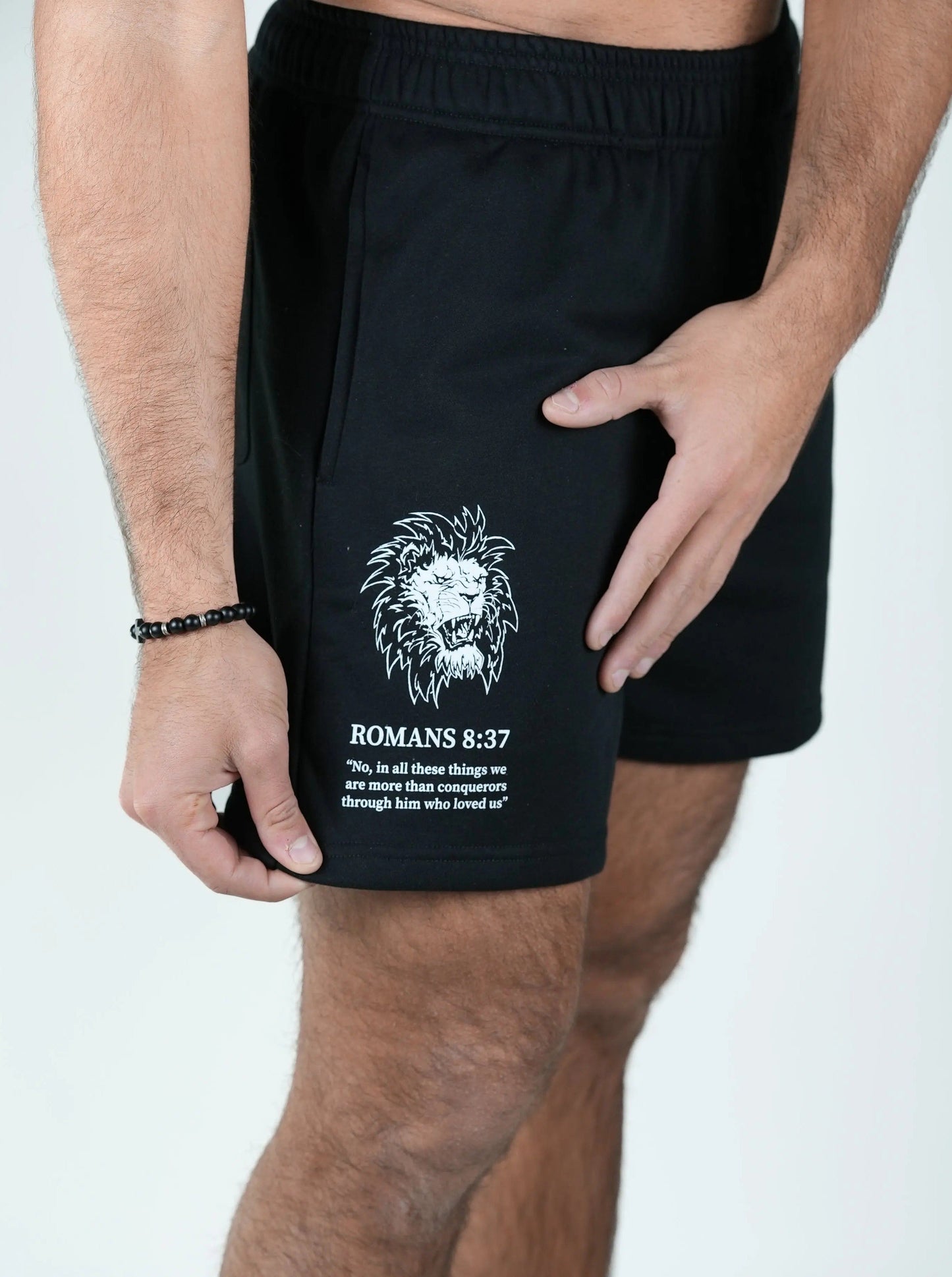 Romans 8:37 Lion Shorts