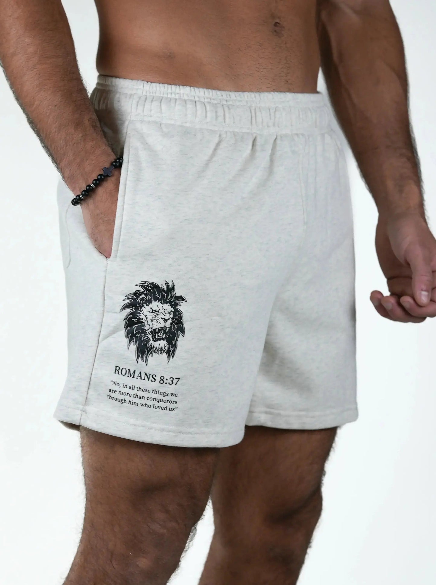 Romans 8:37 Lion Shorts