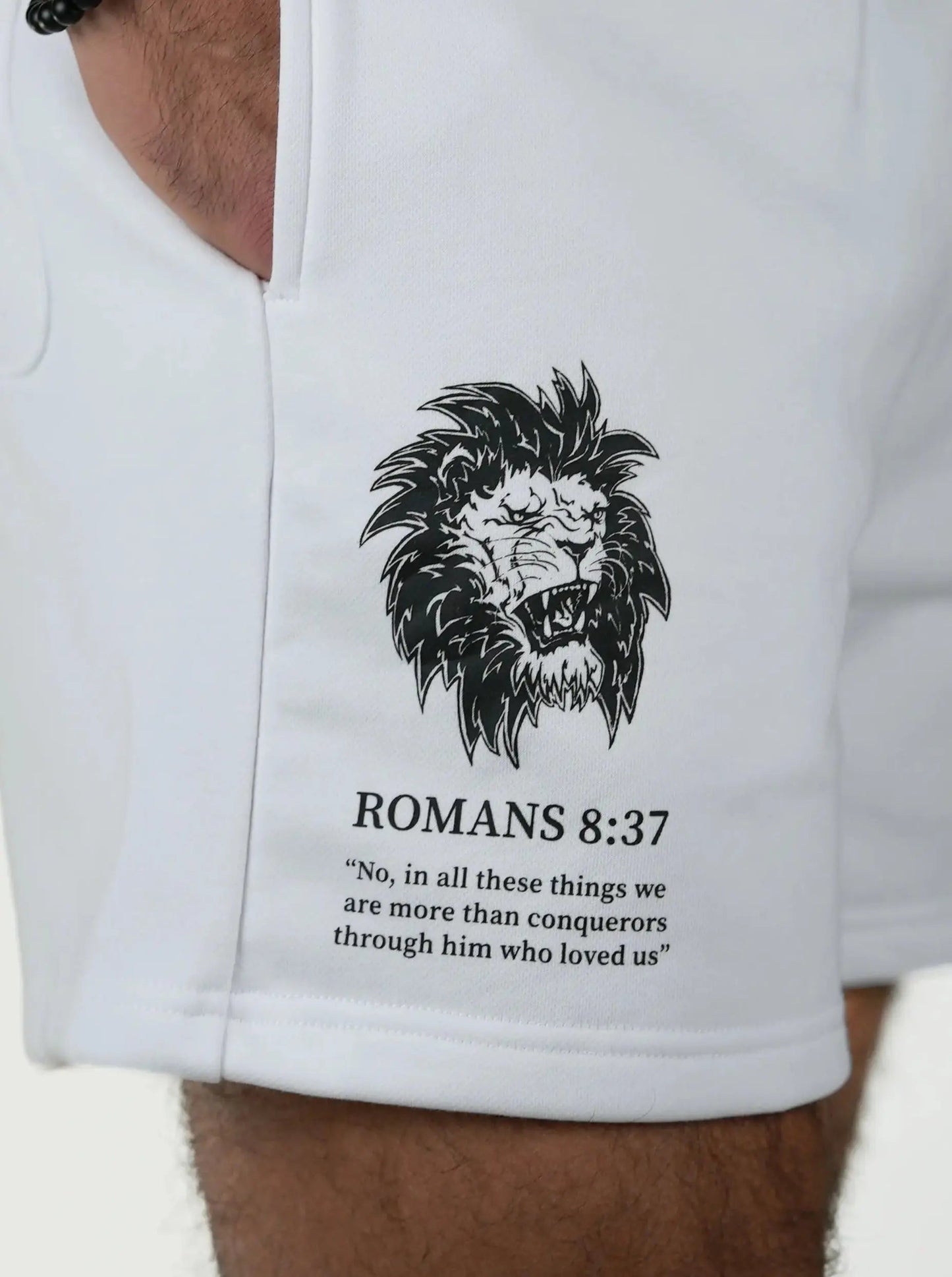 Romans 8:37 Lion Shorts