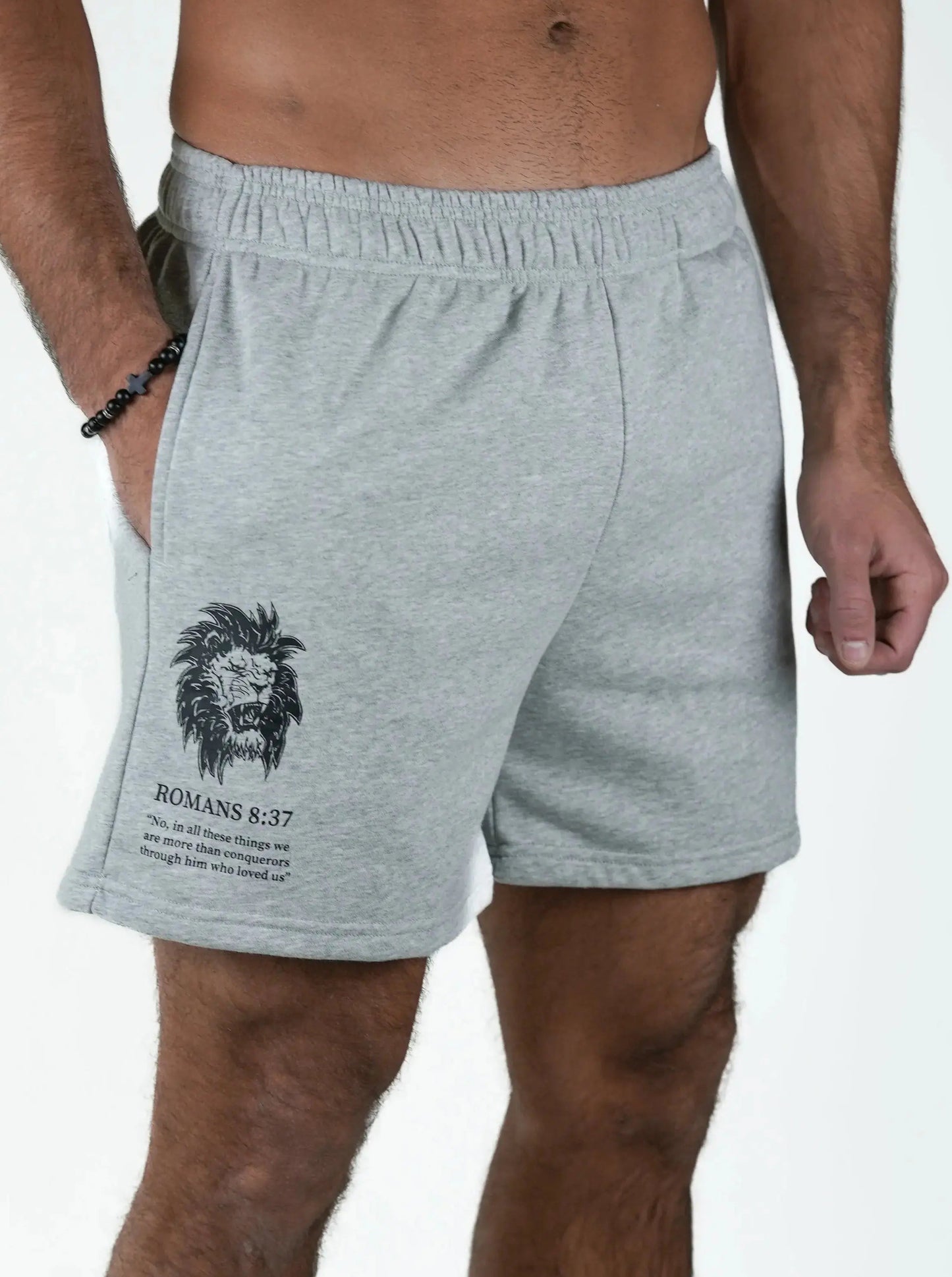 Romans 8:37 Lion Shorts