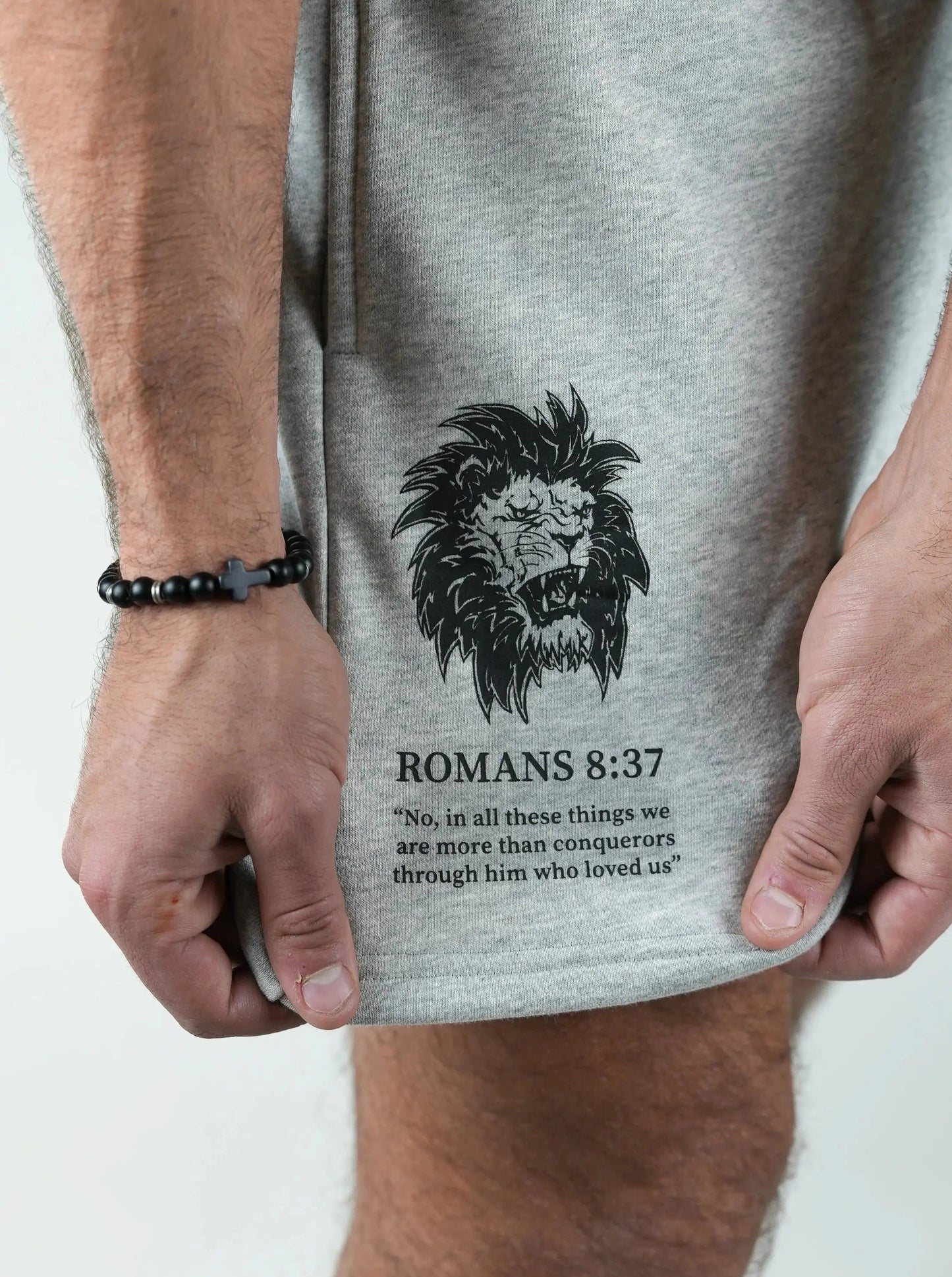 Romans 8:37 Lion Shorts