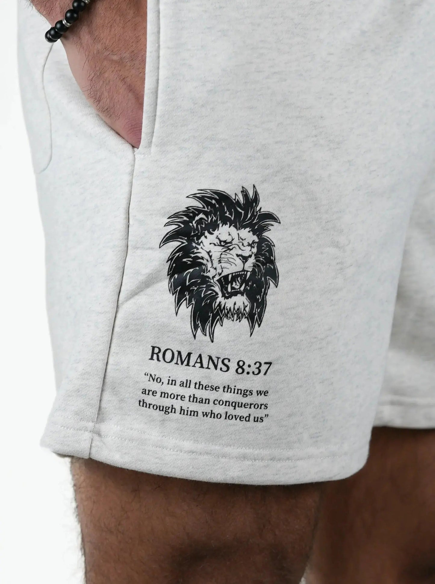 Romans 8:37 Lion Shorts