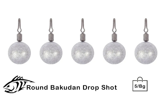 Round Bakudan Dropshot Weights