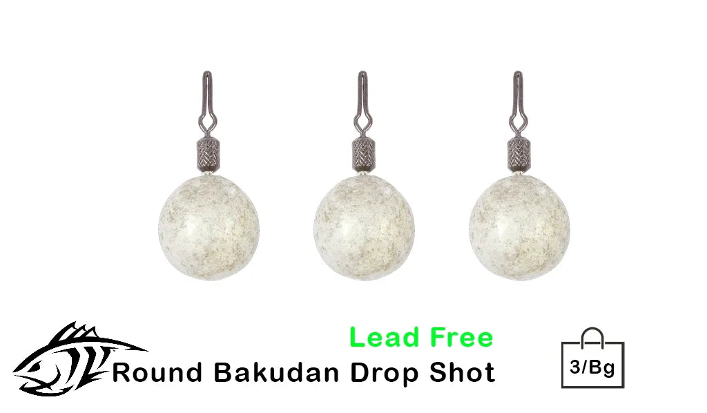 Lead FREE Round Drop Shot Weights