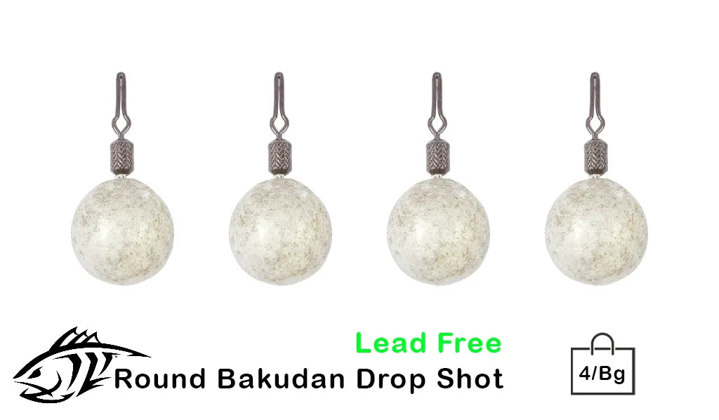 Lead FREE Round Drop Shot Weights