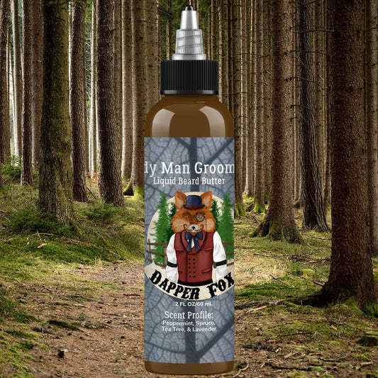 Dapper Fox-A Fresh Mint Lavender Liquid Beard Butter