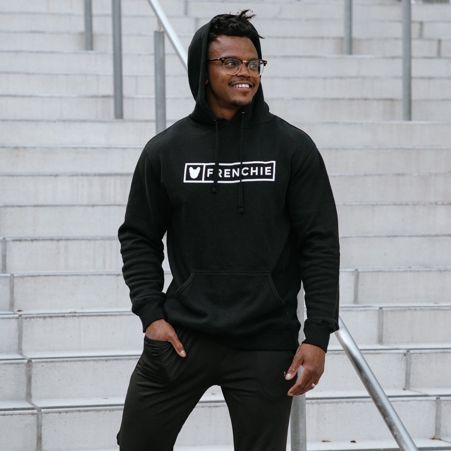 Frenchie Hoodie - Black