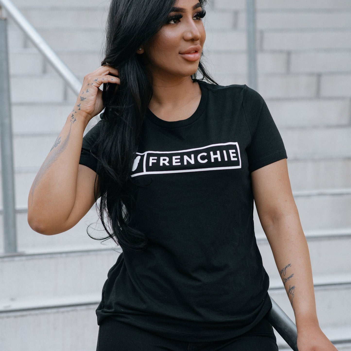 Frenchie Women's Tee - Black